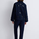 جاكيت مزين بالترتر