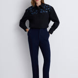 Nean Slim Tailored Trousers Navy