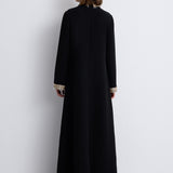Nean Embellished Collar Maxi Dress Black