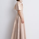 Nean Rose Gold Bolero Cape  Rose Gold