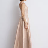 Nean Rose Gold Evening Gown Rose Gold