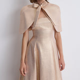 Nean Rose Gold Bolero Cape  Rose Gold