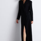 Nean Maxi Blazer Jacket Black
