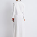 Nean Cropped Tailored Jacket
 Ecru